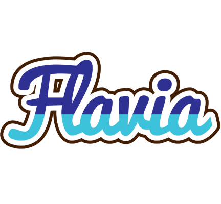 Flavia raining logo