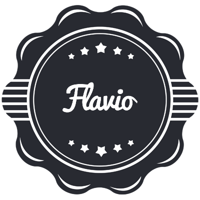 Flavio badge logo