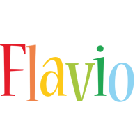 Flavio birthday logo