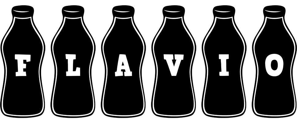 Flavio bottle logo