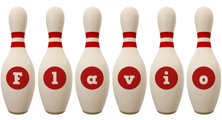 Flavio bowling-pin logo