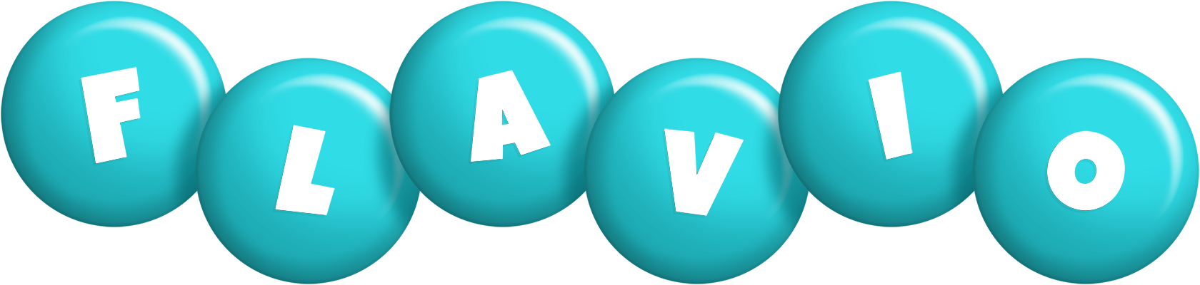 Flavio candy-azur logo