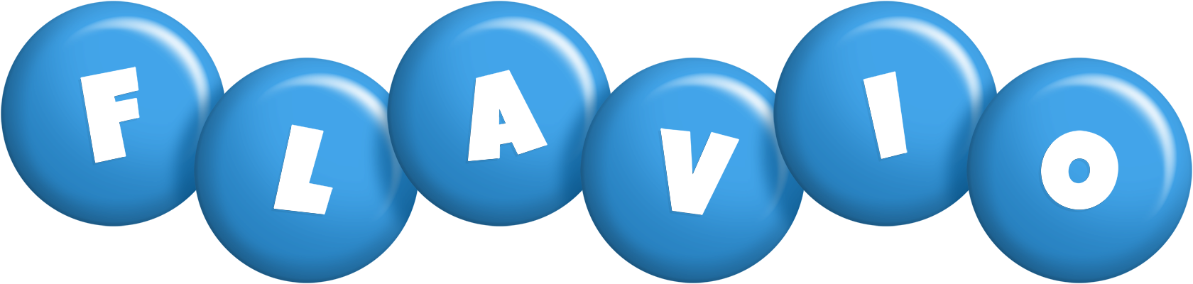 Flavio candy-blue logo