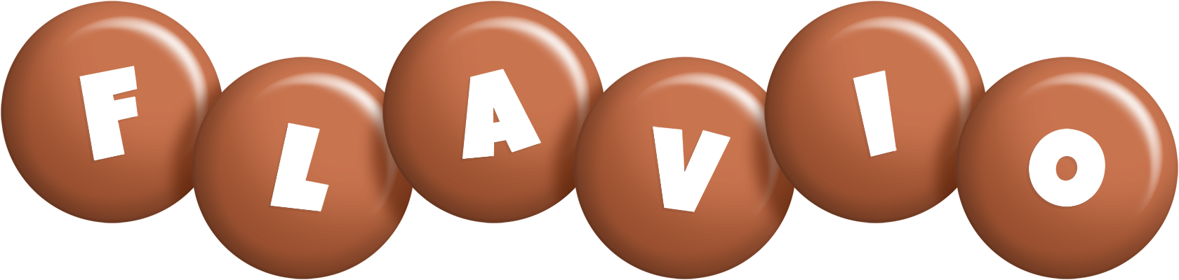Flavio candy-brown logo