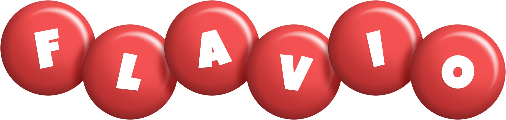 Flavio candy-red logo