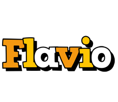 Flavio cartoon logo