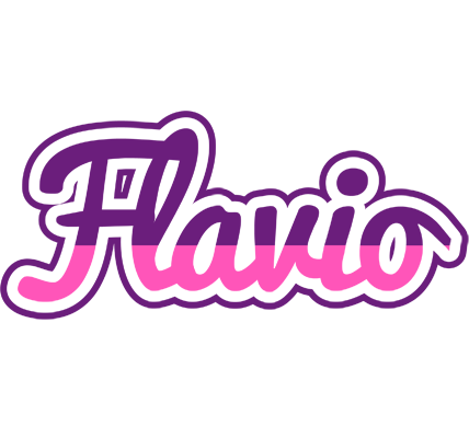 Flavio cheerful logo