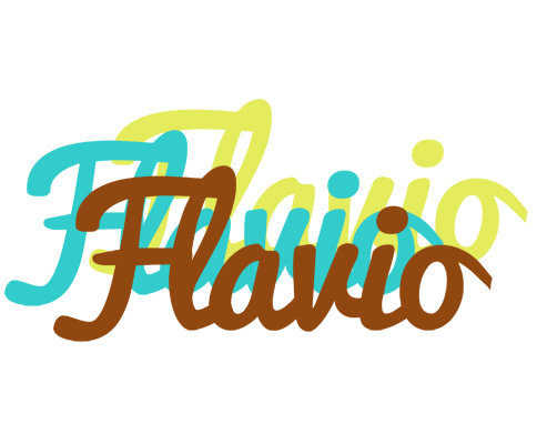 Flavio cupcake logo
