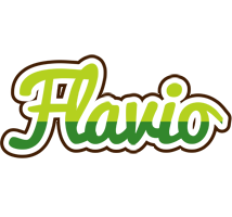 Flavio golfing logo