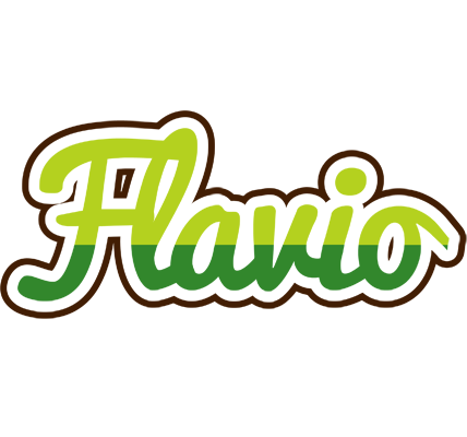 Flavio golfing logo