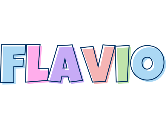 Flavio pastel logo