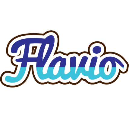 Flavio raining logo