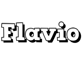 Flavio snowing logo