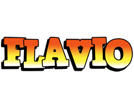 Flavio sunset logo