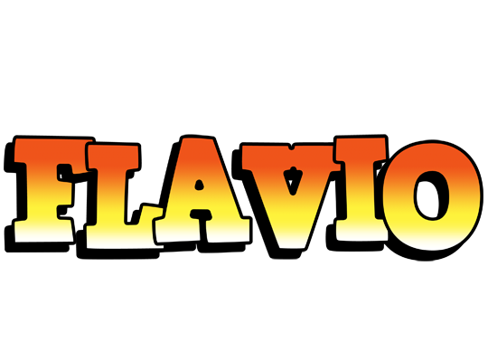 Flavio sunset logo