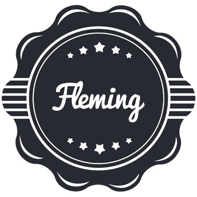Fleming badge logo