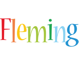 Fleming birthday logo
