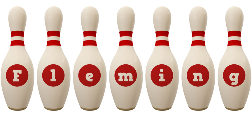 Fleming bowling-pin logo