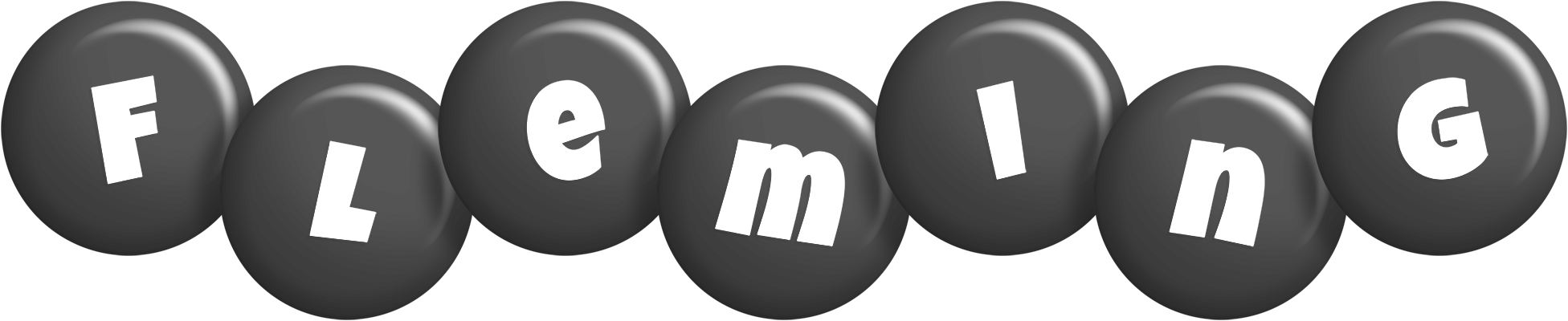 Fleming candy-black logo