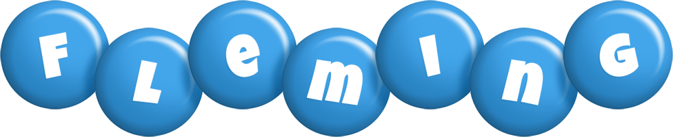 Fleming candy-blue logo