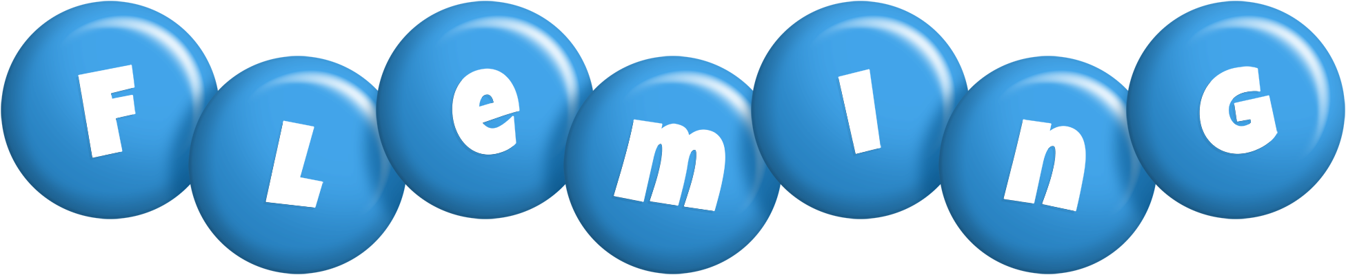 Fleming candy-blue logo