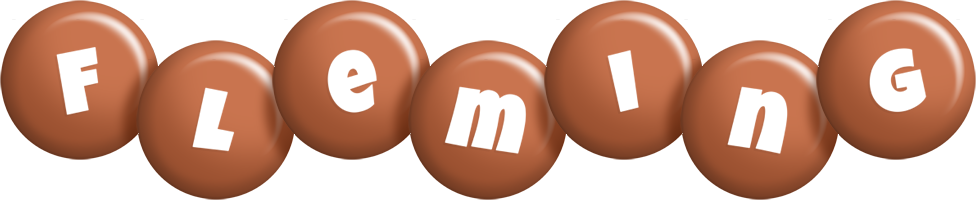 Fleming candy-brown logo