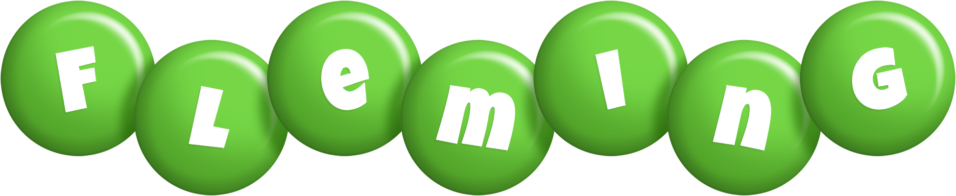 Fleming candy-green logo