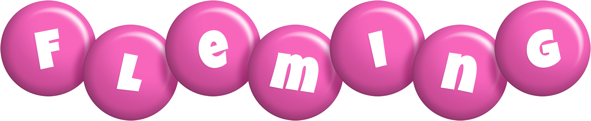 Fleming candy-pink logo