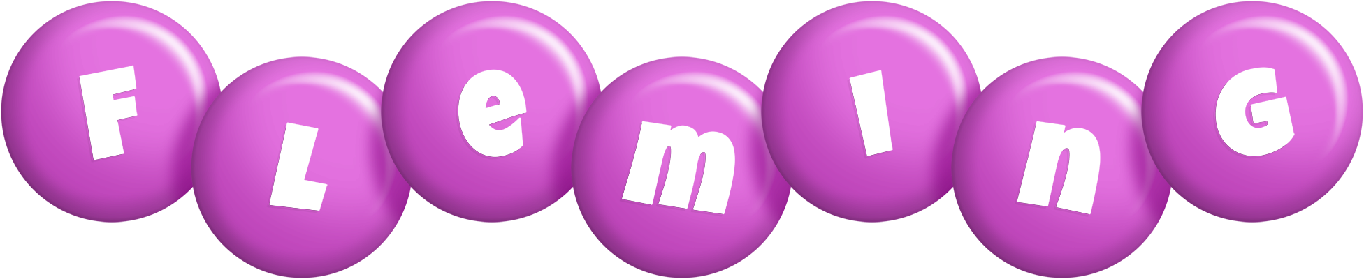 Fleming candy-purple logo