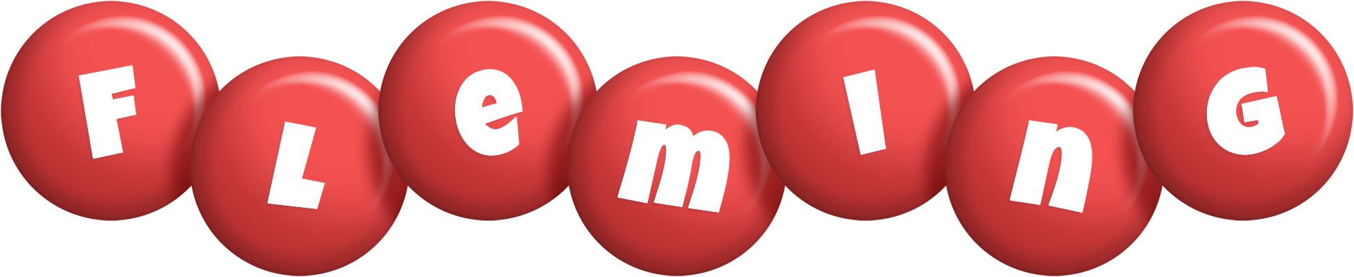 Fleming candy-red logo