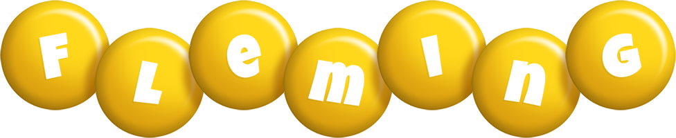 Fleming candy-yellow logo