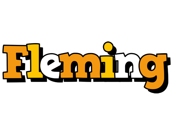 Fleming cartoon logo