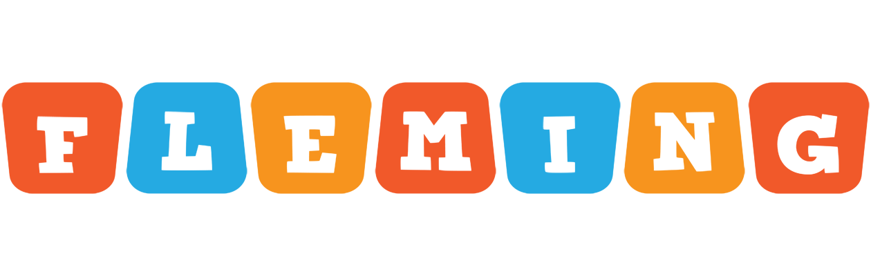 Fleming comics logo