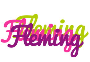 Fleming flowers logo