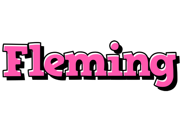 Fleming girlish logo
