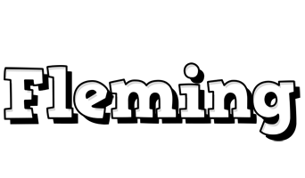 Fleming snowing logo