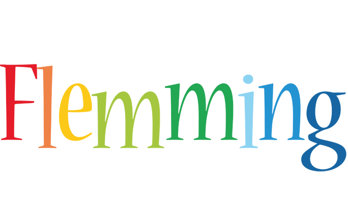 Flemming birthday logo