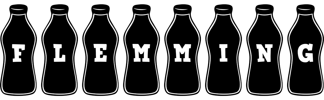Flemming bottle logo