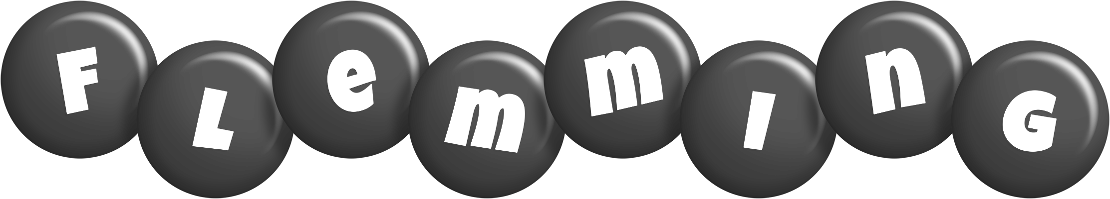 Flemming candy-black logo