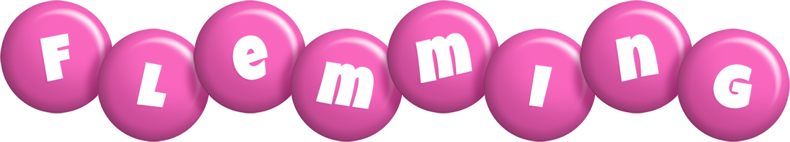 Flemming candy-pink logo