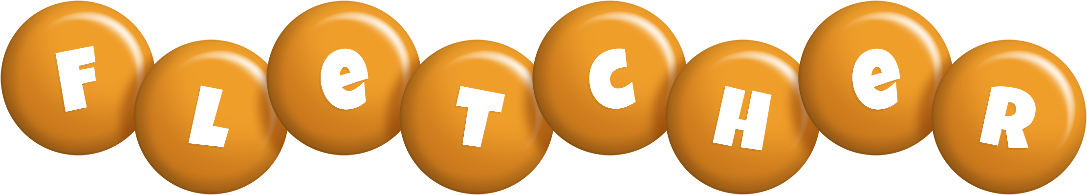 Fletcher candy-orange logo