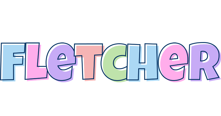 Fletcher pastel logo