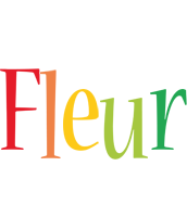 Fleur birthday logo