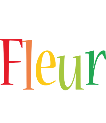 Fleur birthday logo