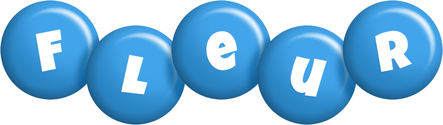 Fleur candy-blue logo