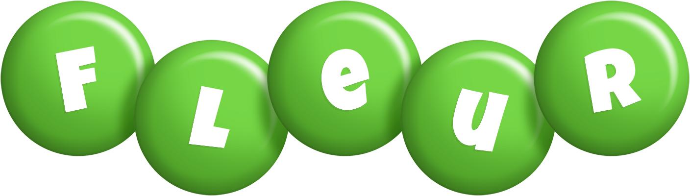 Fleur candy-green logo