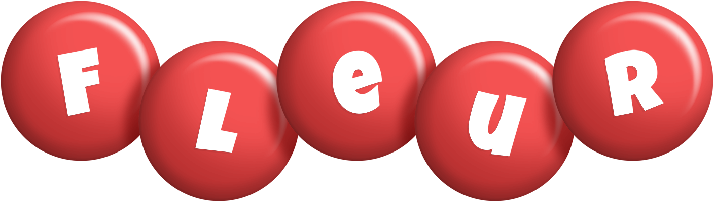 Fleur candy-red logo