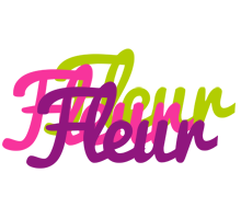 Fleur flowers logo