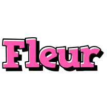 Fleur girlish logo