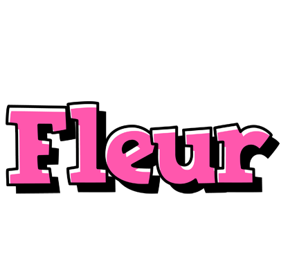 Fleur girlish logo